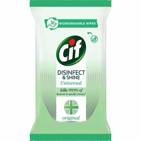 Cif Disinfect&Shine Čistící ubrousky 36 ks porovnat ceny