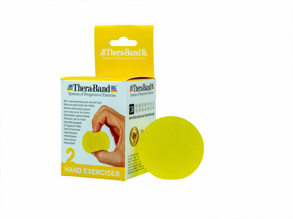 Theraband  Thera-Band Hand Exerciser - posilovač rukou gelová kulička, žlutá - slabá porovnat ceny