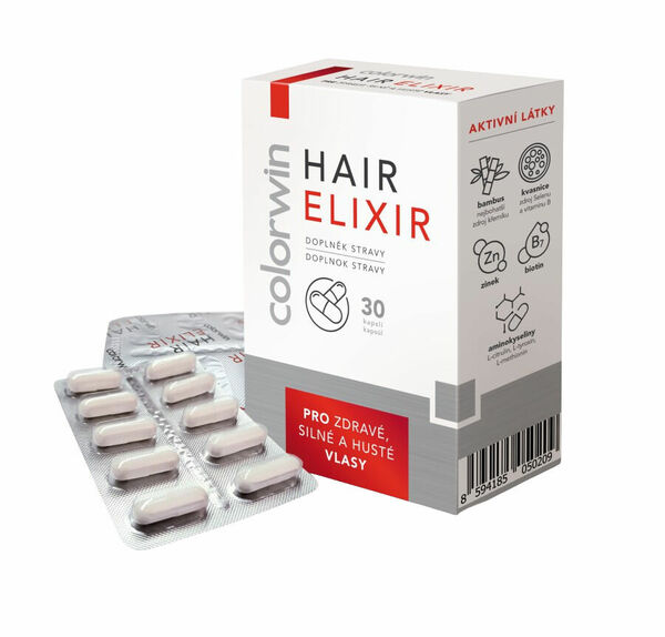 Colorwin Hair Elixir 30 kapslí porovnat ceny