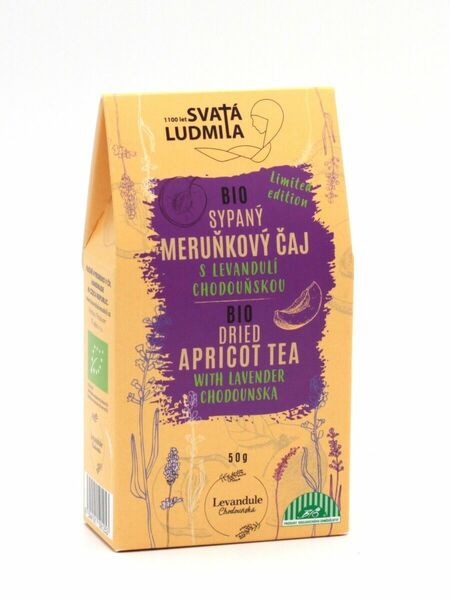 BIO Levandule Chodouňská Meruňkový sypaný čaj s levandulí 50 g porovnat ceny