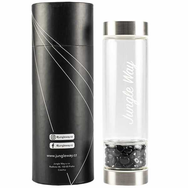 JUNGLE WAY Designová skleněná láhev s onyxem 600 ml porovnat ceny