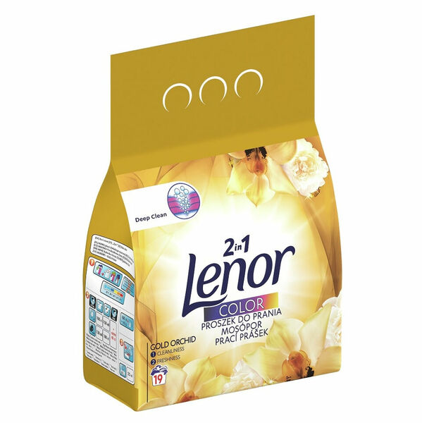 LENOR Gold Orchid Color Prací prášek 1,235 kg /19 pracích dávek porovnat ceny