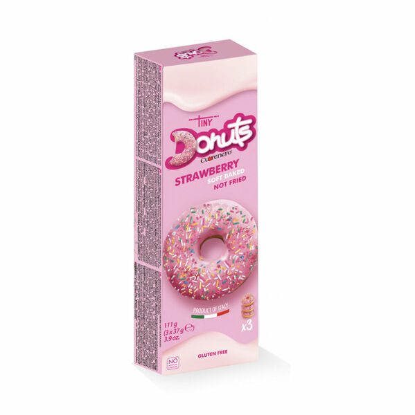 CUORENERO Donuty s polevou jahoda bez lepku 111 g porovnat ceny
