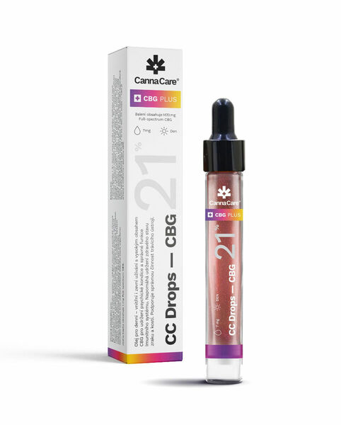 CannaCare CC Drops - CBG 21% den 7 ml porovnat ceny
