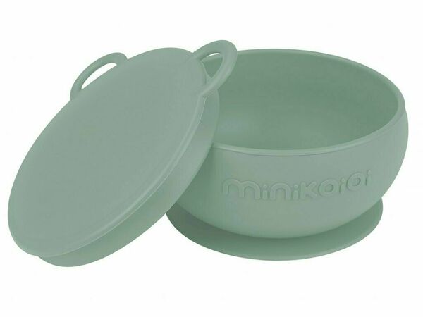 Minikoioi Miska silikonová s přísavkou - River Green porovnat ceny