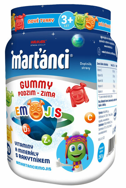 Marťánci Walmark Gummy PODZIM-ZIMA 50 tablet 50 ks porovnat ceny