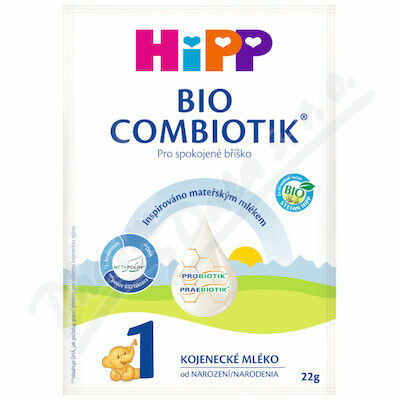 Hipp Mléko 1 Bio Combiotik Vzorek 22g porovnat ceny