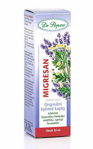 Dr. Popov Migresan bylinné kapky 50 ml porovnat ceny