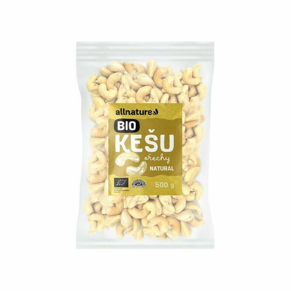 Allnature Kešu jádra BIO 500g porovnat ceny