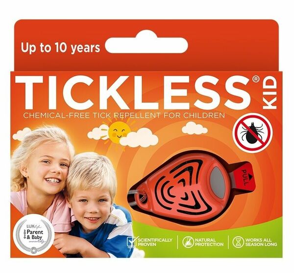 TICKLESS® KID Ultrazvukový odpuzovač klíšťat oranžový porovnat ceny