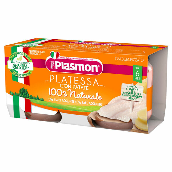 Plasmon Platýz s brambory příkrm od ukončeného 6. měsíce 2x80 g porovnat ceny