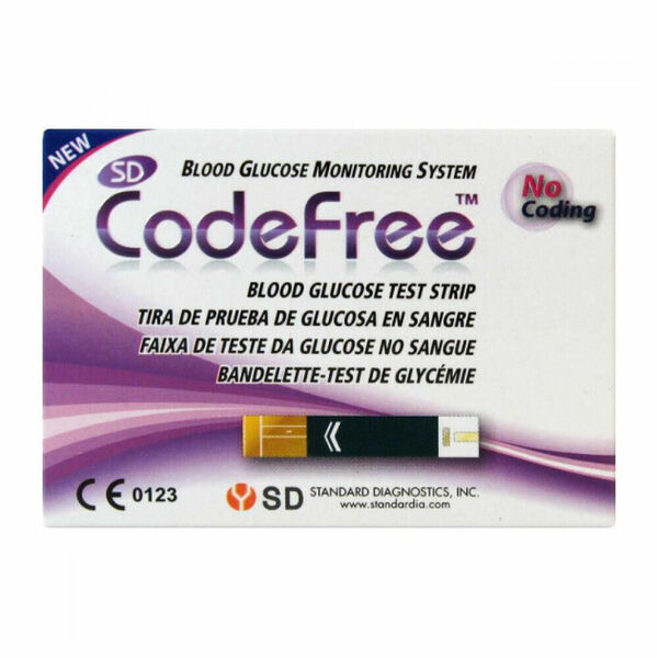 Testovací proužky pro SD Codefree 50ks porovnat ceny