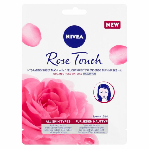 NIVEA Textilní maska Rose Touch 1 ks porovnat ceny