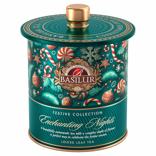 BASILUR Festive tea enchanting nights zelený čaj 75 g porovnat ceny
