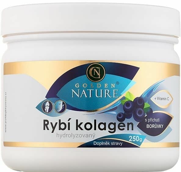 Golden Nature Rybí kolagen+Vitamin C - Borůvka 250g porovnat ceny