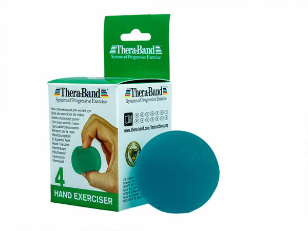 Theraband  Thera-Band Hand Exerciser - posilovač rukou gelová kulička, zelená - středně měkká porovnat ceny