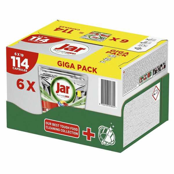 JAR Tablety do myčky Platinum Plus Yellow 114 kusů porovnat ceny