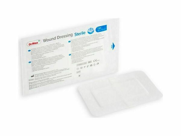 Dr. Max Wound Dressing Sterile 10x15 cm sterilní náplast 1 ks porovnat ceny