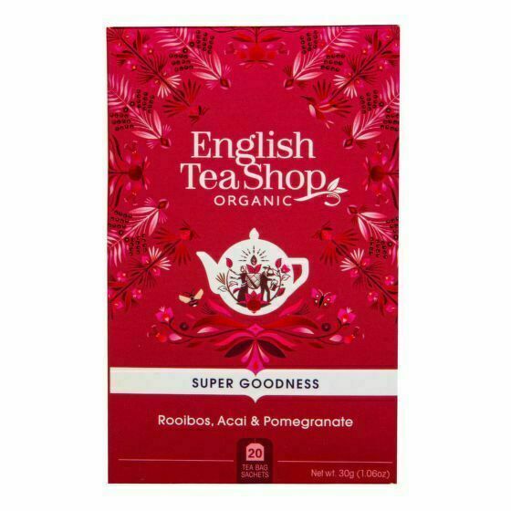 Čaj Rooibos s acai a granátovým jablkem 20 sáčků BIO ENGLISH TEA SHOP porovnat ceny