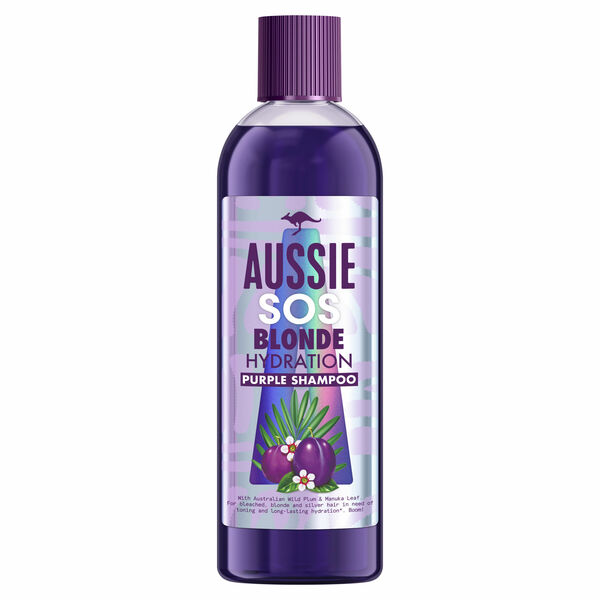 Aussie Hydratační veganský fialový šampon pro blond vlasy SOS 290 ml porovnat ceny