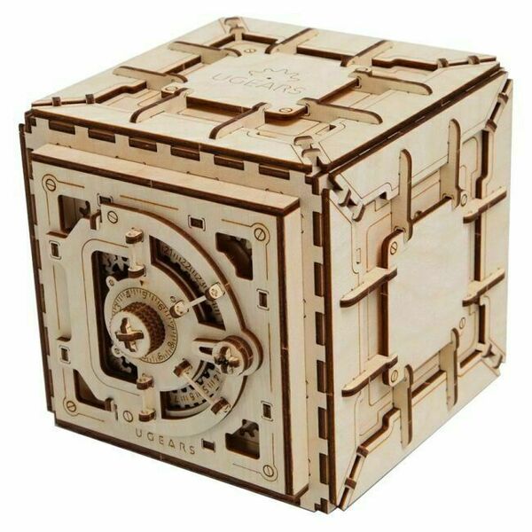Ugears 3D dřevěné mechanické puzzle Trezor porovnat ceny