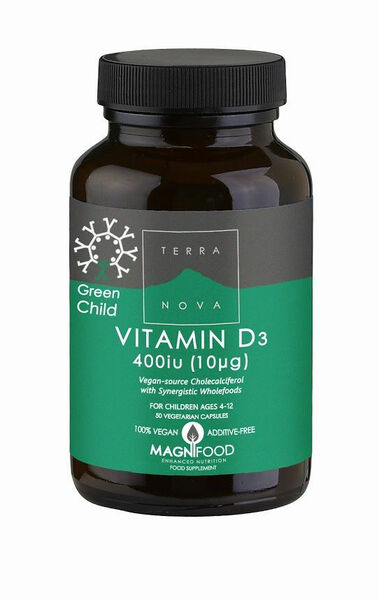 Terranova Vitamin D3 400 IU pro děti 50 kapslí porovnat ceny