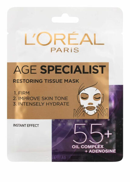 L'Oréal Paris  L´Oréal Paris Age Specialist 55+ obnovující textilní maska porovnat ceny