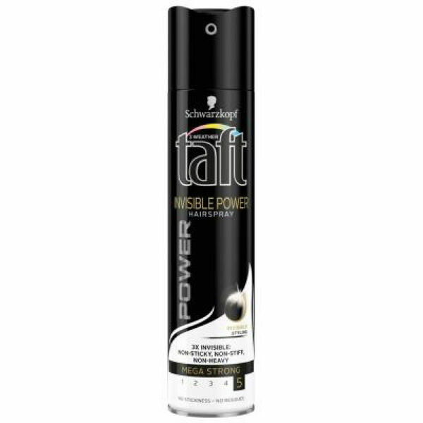 TAFT lak na vlasy Power Invisible mega silná fixace 250 ml porovnat ceny