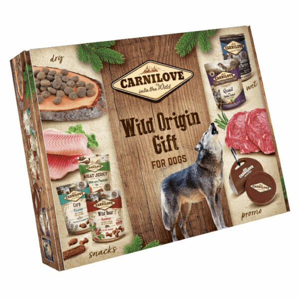 CARNILOVE Dog Wild Origin Gift Box dárkový box pro dospělé psy 2023 porovnat ceny
