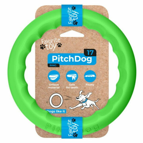 PITCHDOG Ring pěnový kruh pro psy zelený 1 ks, Velikost: 17 porovnat ceny