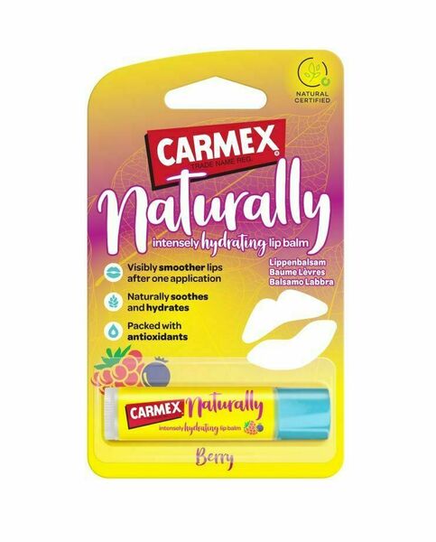 CARMEX Natural Hydratační balzám na rty malina borůvka 4,25 g porovnat ceny