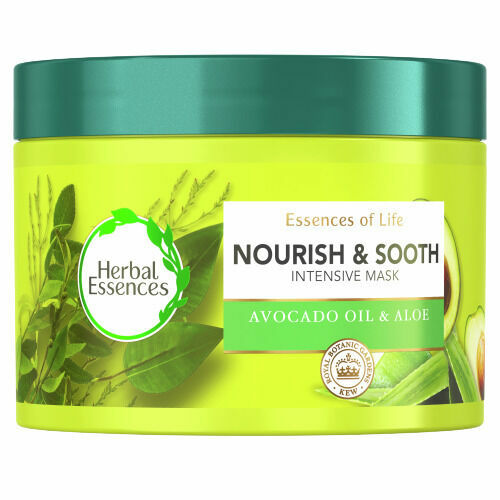 Herbal Essences Vyživující maska na vlasy s avokádovým olejem pro suché vlasy 450ml porovnat ceny