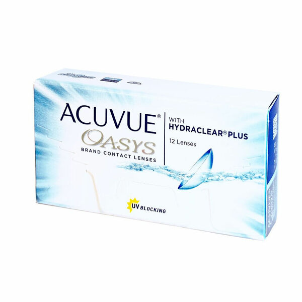 Johnson Acuvue Oasys dvoutýdenní kontaktní čočky 12 kusů, Počet dioptrií: -1,25, Průměr: 14,0, Zakřivení: 8,4, Počet kusů v balení: 12 ks porovnat ceny