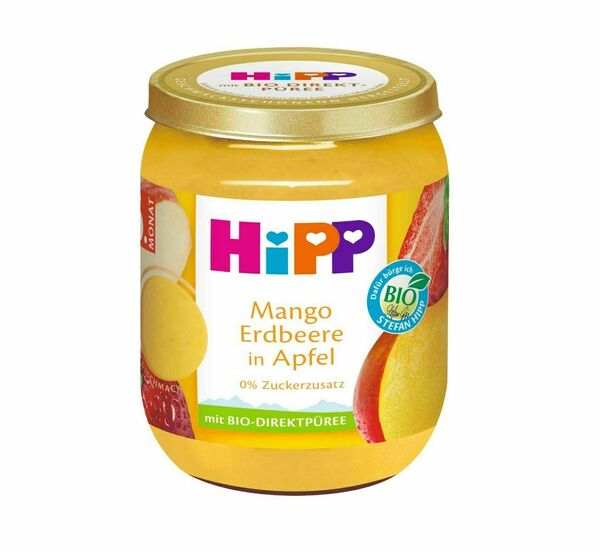 Hipp Superovoce BIO test Jablka s mangem a jahodami 160 g porovnat ceny