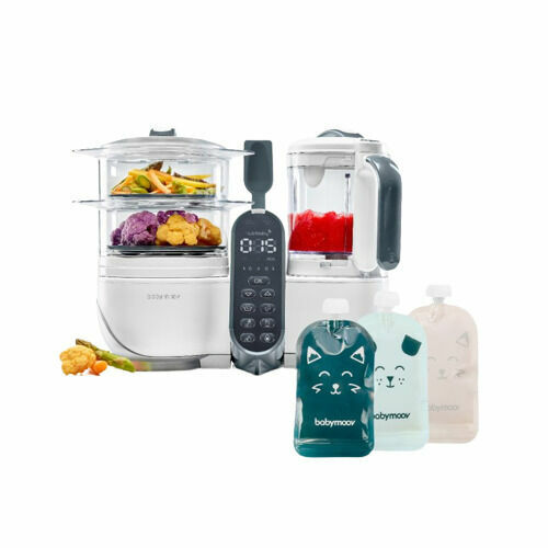 Babymoov Multifunkční přístroj Nutribaby+ Loft White + sáčky ISY 15 ks porovnat ceny