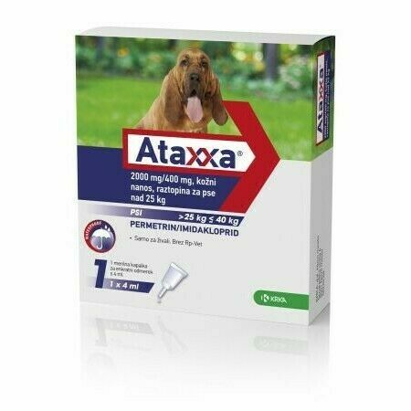 Ataxxa Pro Psy Nad 25kg Spot-on 1x4ml porovnat ceny
