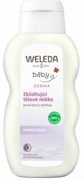 Weleda Zklidňující tělové mléko 200ml porovnat ceny