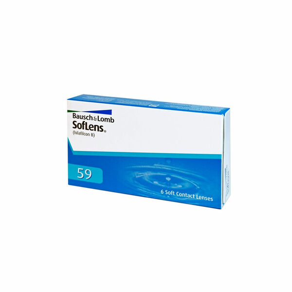 BAUSCH & LOMB SofLens 59 Měsíční kontaktní čočky 6 kusů, Počet dioptrií: +0,50, Průměr: 14,2, Zakřivení: 8,6, Počet kusů v balení: 6 ks porovnat ceny