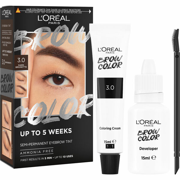 L'Oréal Paris Brow Color 3.0 Dark Brunette semi-permanentní barva na obočí porovnat ceny