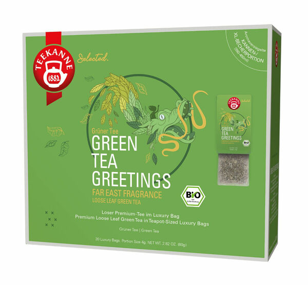 Teekanne Green Tea Greetings Luxury Bags BIO 20x4 g porovnat ceny