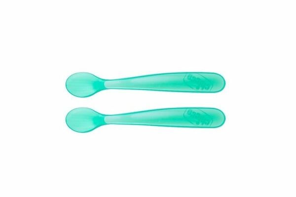 Chicco Měkká silikonová lžička modrá 6m+ 2ks porovnat ceny