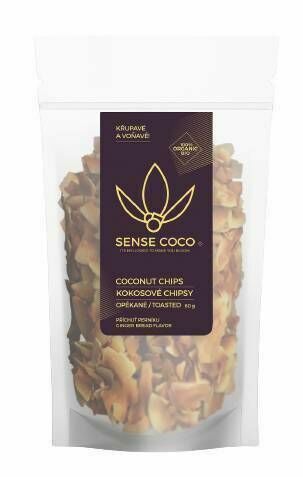 Sense Coco Bio kokosové chipsy perníkové 60g porovnat ceny