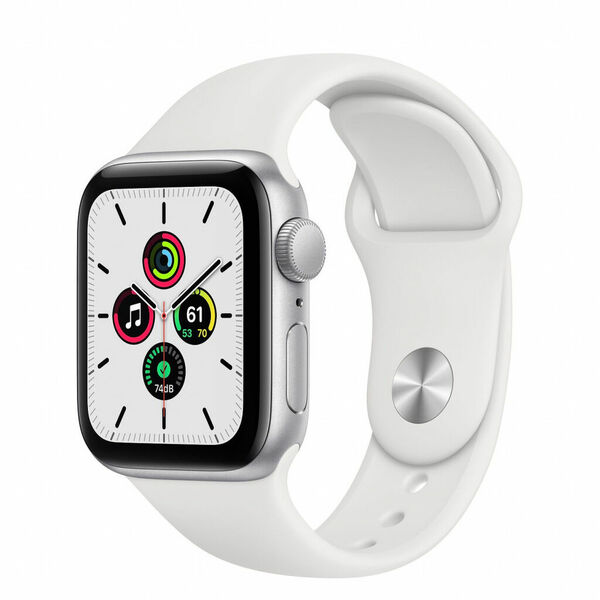 II. jakost Apple Watch SE GPS, 40mm Silver Aluminium Case with White Sport Band - Regular porovnat ceny