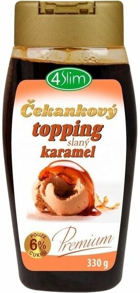 4Slim Čekankový topping slaný karamel 330g porovnat ceny