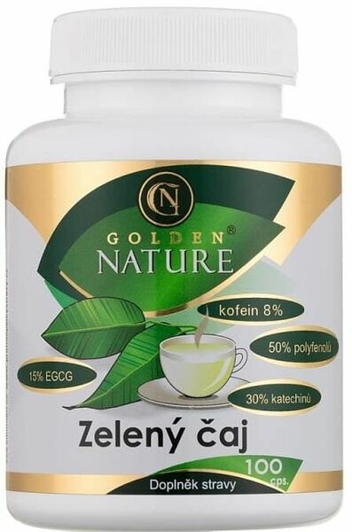 Golden Nature Zelený čaj 100 kapslí porovnat ceny