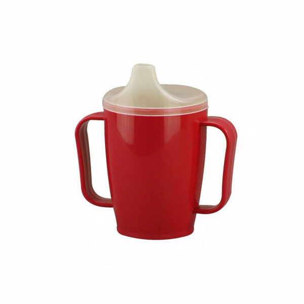 MODOM Hrnek s pítkem se dvěma víčky 250 ml červený porovnat ceny