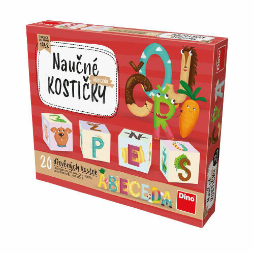 Dino Dřevěné kostky Abeceda 20ks porovnat ceny