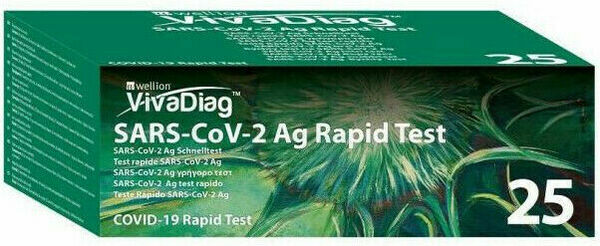 WELLION VivaDiag  VivaDiag SARS-COV-2 Ag Rapid Test 25ks porovnat ceny