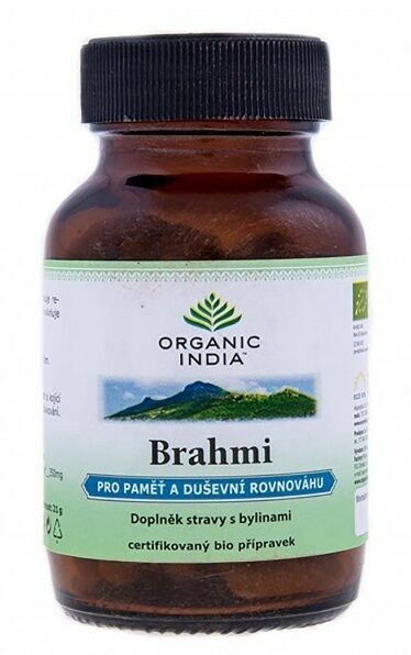 Organic India Brahmi BIO 60 kapslí porovnat ceny