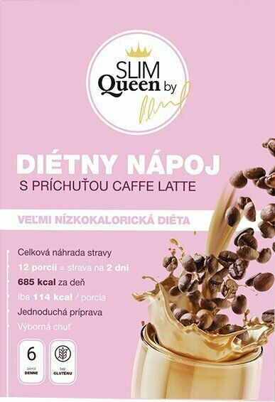 II. jakost SLIM Queen Dietní nápoj, caffe latte 12 x 32 g porovnat ceny